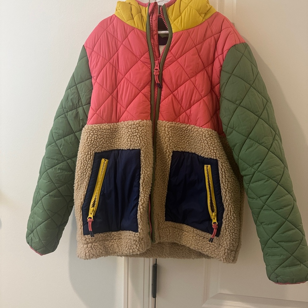 Mini Boden Colorful Kids Quilted Jacket